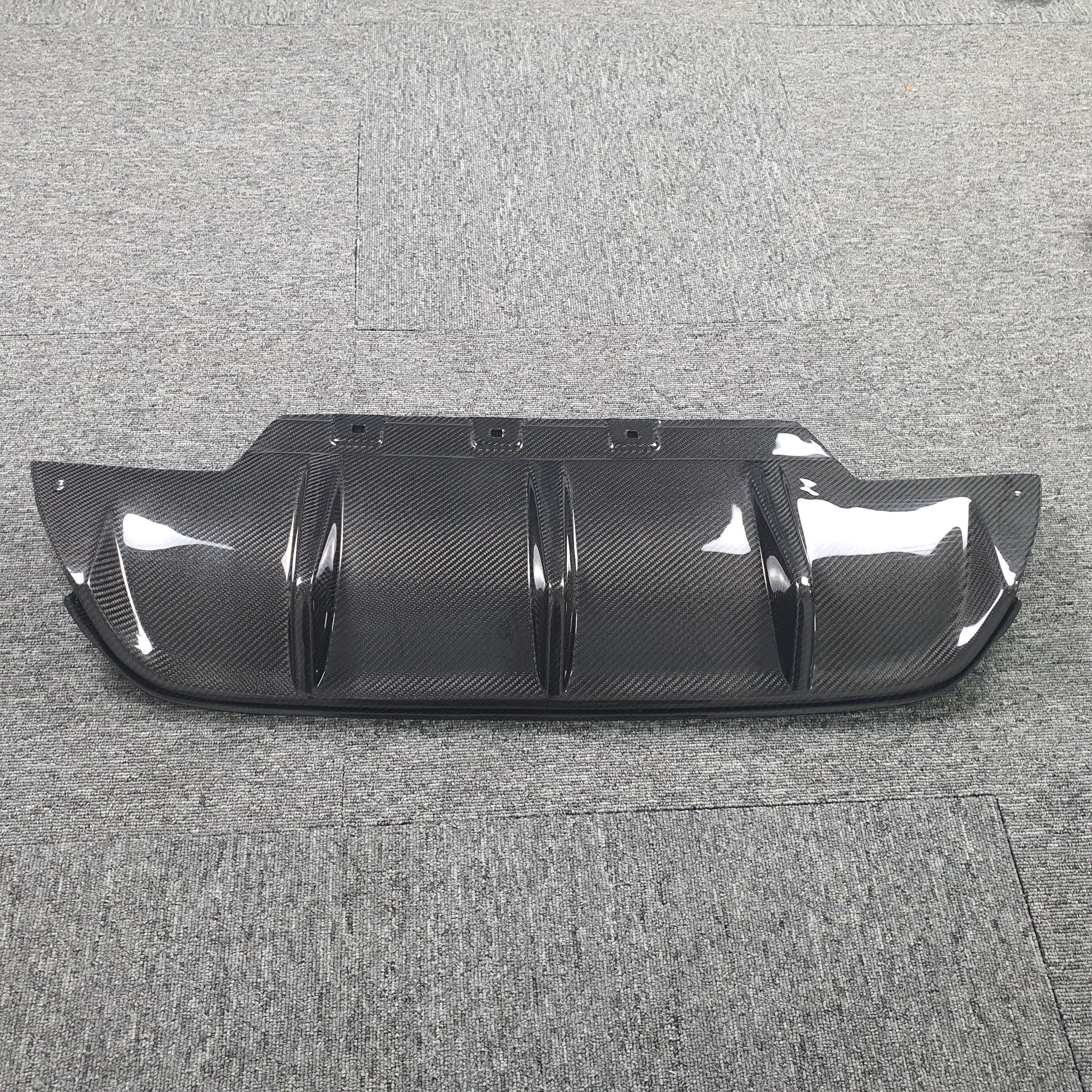 MP style carbon fiber rear diffuser rear lip for F06 F12 F13 M6 2011-2016