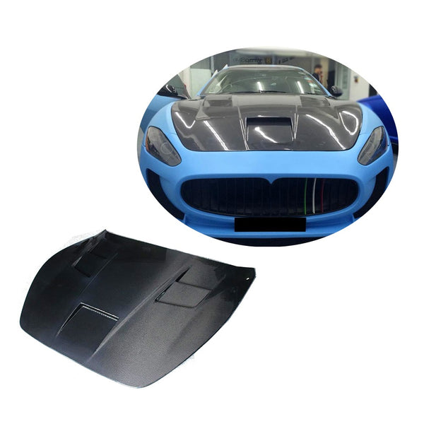 Dry Carbon Fiber Front Bonnet Engine GTS style Hoods Cover for Maserati GT Coupe