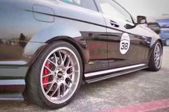 Carbon Fiber W204 Side Skirts for C Class W204 C204 C63 AMG 2012 UP