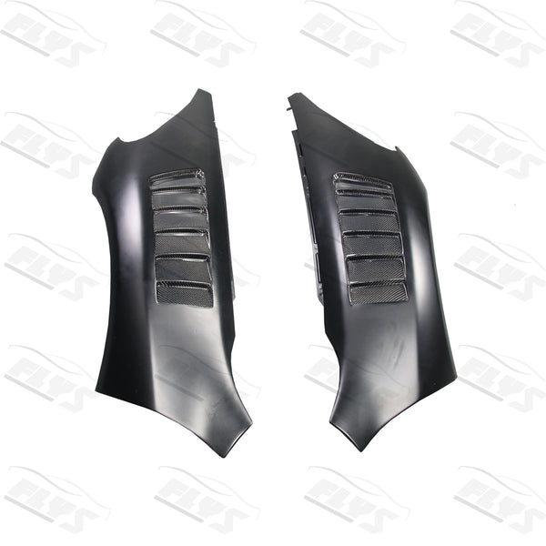 Carbon Fiber Half Carbon  Side Fenders Vent For Mclaren650s