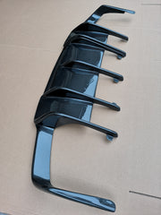 R style Carbon Fiber rear diffuser for CLS-CLASS W218 CLS63 rear bumper splitter lip