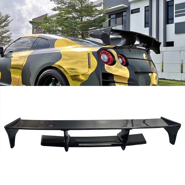 TOP SECRET style carbon fiber rear spoiler fit for GTR 35