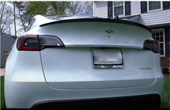 RPMtesla`S Supplier Performance Dry carbon fiber spoiler for Tesla model Y matte and glossy options