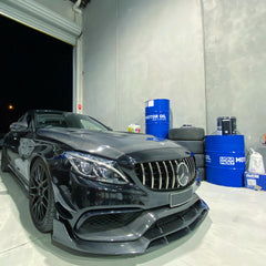 IMP style carbon fiber Transparent hood bonnet for W205 C-class sedan coupe 2 door 4 doors