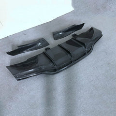 carbon fiber PSM style body kit rear diffuser for W205 C63 AMG
