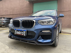 HM style carbon fiber car bumpers front lip rear diffuser for G01 G08 X3