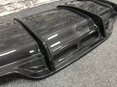 PSM style carbon fiber body kit rear diffuser for W205 C63 AMG