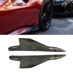 CAPRISTO carbon fiber Side wrap angle for 488 GTB