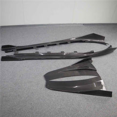Carbon Fiber  Side Skirts Front splitter For i8 Body Kit