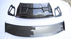 GT3RS style carbon fiber rear trunk with wing for 911 997