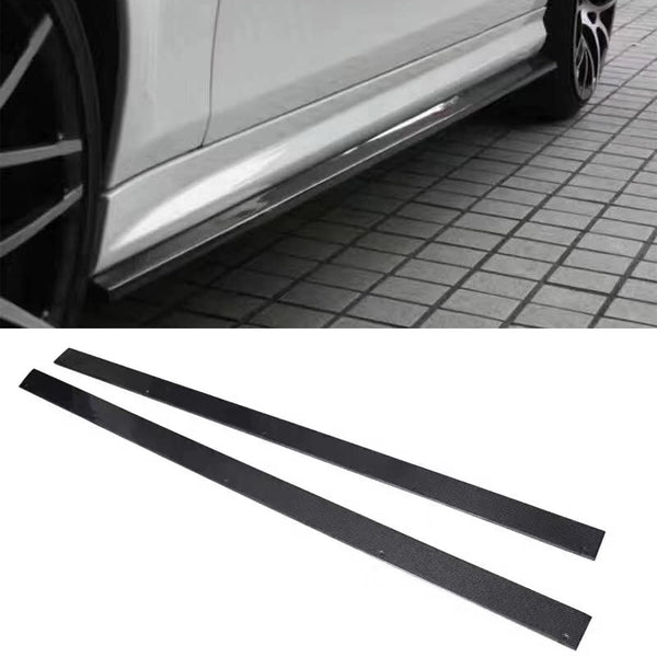 Carbon Fiber W204 Side Skirts for C Class W204 C204 C63 AMG 2012 UP