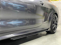 Carbon fiber front lip side skirt rear diffuser spoiler for 4 series G22