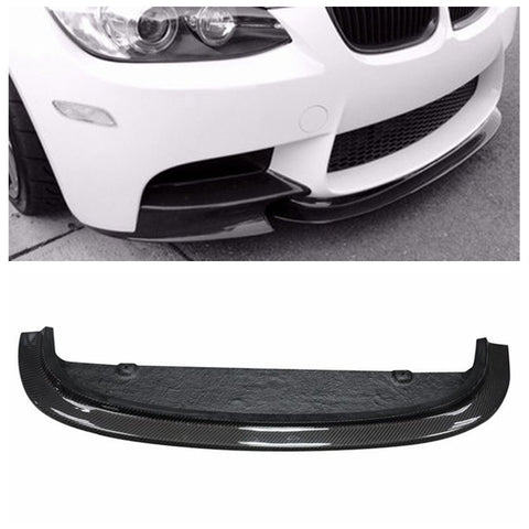 CRT style carbon fiber front bumper lip for 3 series E90 E92 E93 M3