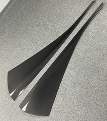 Dry Carbon Fiber Car Door Protection Trim Strips for Mclaren 540 570