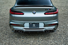 Carbon fiber rear diffuser BMW F98 X4M dry carbon rear bumper diffuser