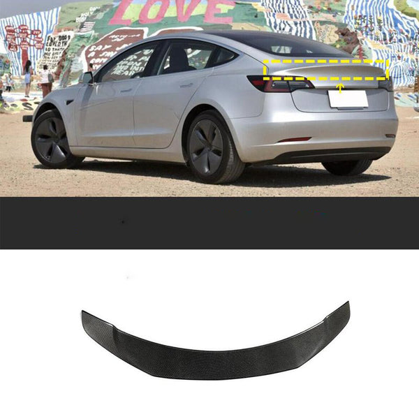 Real carbon Vorstenier spoiler for Tesla Model 3