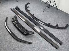 Carbon fiber front lip side skirts rear diffuser spoiler for RC350 RC F-sport 200LT