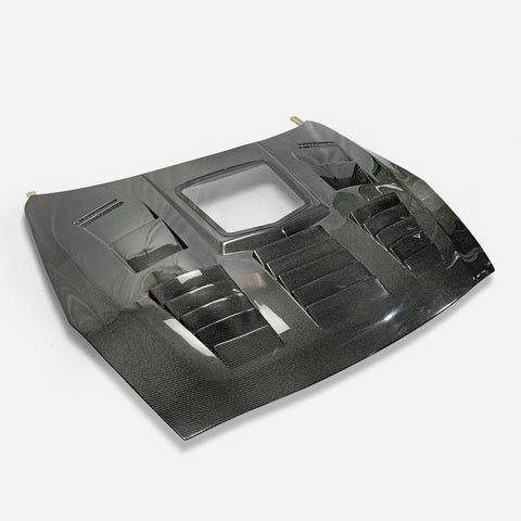Transparent Glass Carbon Fiber Front Bonnet For Nissan GTR R35 Engine Cover Hood