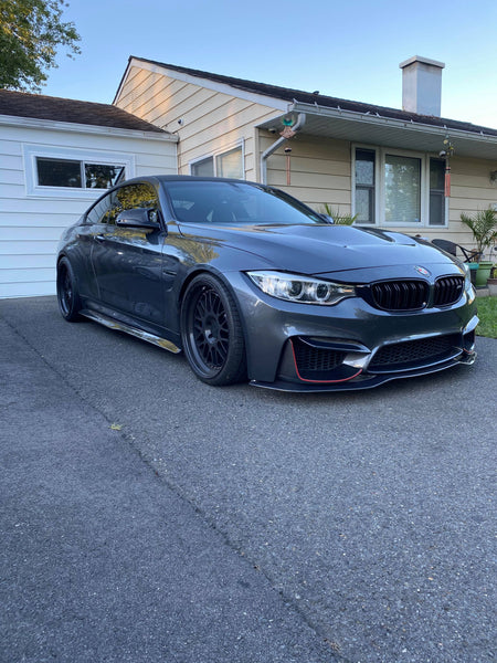 Dry carbon fiber PSM front lip for M4 F82 F80 M3 carbon splitter