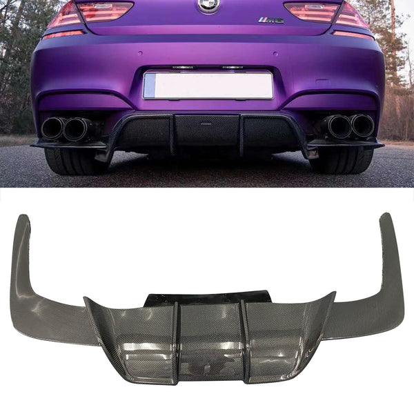 VT style high quality carbon fiber rear diffuse for F06 F13 F12 coupe convertible