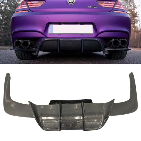 VT style high quality carbon fiber rear diffuse for F06 F13 F12 coupe convertible