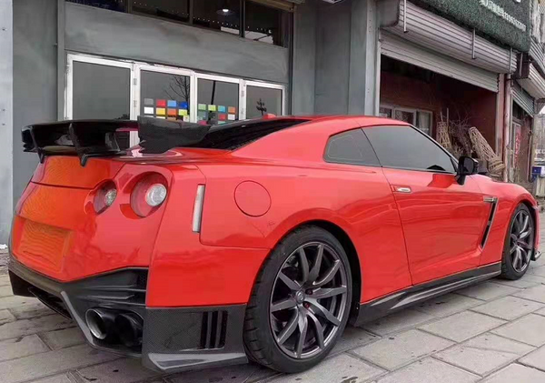 NISMO style body kit for GT R35 carbon fiber side skirts for GTR R35
