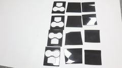 Tesla Model 3 central console inner layer packaging dry carbon fiber protection stickers
