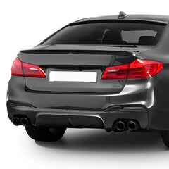 AC style carbon fiber rear bumper diffuser lip for 5series G30 G38 2017-2019