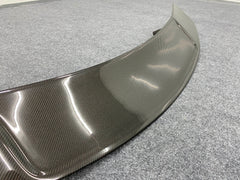 V-shaped carbon fiber rear bumper spoiler R8 V10 2017-2019