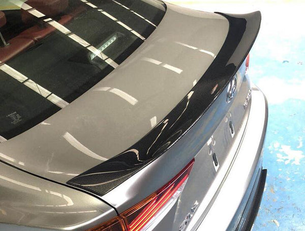 Artisan style carbon fiber car bumpers rear spoiler wing for Lexus IS