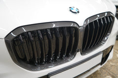 Carbon fiber body kit front grilles for BMW X5 G05