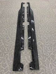 R-style forging carbon fiber side skirts for AMG GT GTS