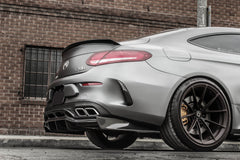 carbon fiber PSM style body kit rear diffuser for W205 C63 AMG