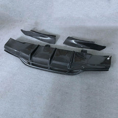 carbon fiber PSM style body kit rear diffuser for W205 C63 AMG