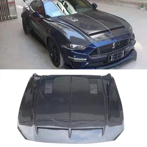 Carbon fiber hood bonnet for Mustang 2015-2020