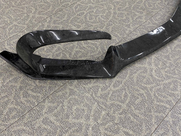 R-style forging carbon fiber front lip for AMG GT GTS