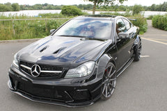 carbon fiber  hood Bonnet for C-class C200 C250 W204 4 doors