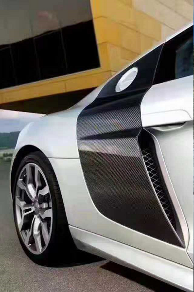 carbon fiber door fenders for R8 V8 V10