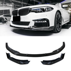 M-Performance style carbon fiber front bumper lip for 5 series bmw g30 g38