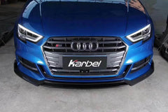 Carbon Fiber Rear Diffuser for A3 Sline S3 Sedan 4 door Not A3 Standard 2017-19