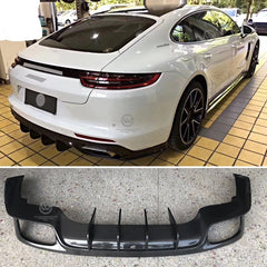 Carbon Fiber Rear Lip Spoiler Diffuser Fit For  Panamera 971 2017-19