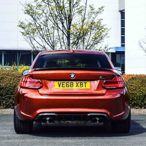 DRY carbon fiber MP diffuser for BMW F87 M2 M2C