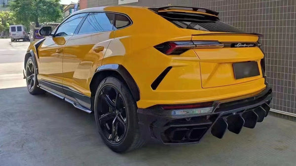 mansori style carbon fiber front lip side skirts rear diffuser wing for lamborghini URUS