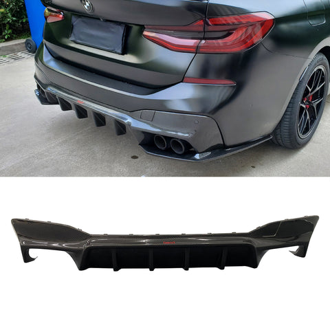 ADRO style carbon fiber rear diffuser for 6 series GT 630i G32 2017+