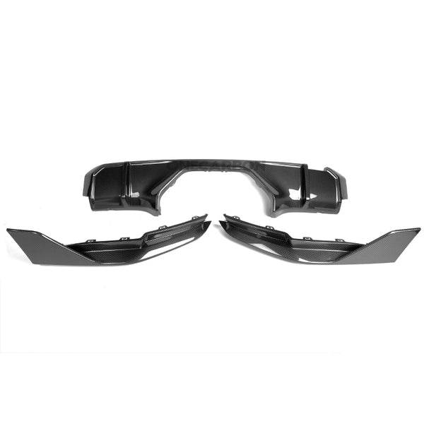 OEM style Dry carbon fiber rear diffuser for G80 M3 G82 M4  rear bumper splitter lip