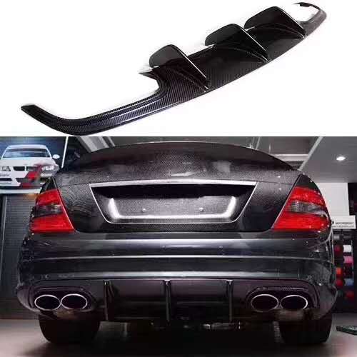 Carbon Fiber W204 C63 Rear Bumper Diffuser for C-Class W204 C63 AMG C300