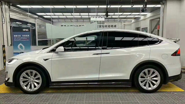 RPMtesla`S Supplier Carbon fiber Revozpot style front lip rear diffused side skirt Spoiler Tesla model X