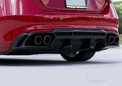 carbon fiber Giulia Rear Bumper Diffuser Spoiler for Alfa Romeo Giulia 2017 2018
