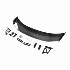 GT4 style rear carbon spoiler for Cayman 718 boxster 981 rear wing