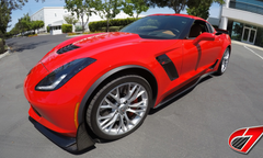 Carbon Fiber Front Lip For  C7 front splitter
